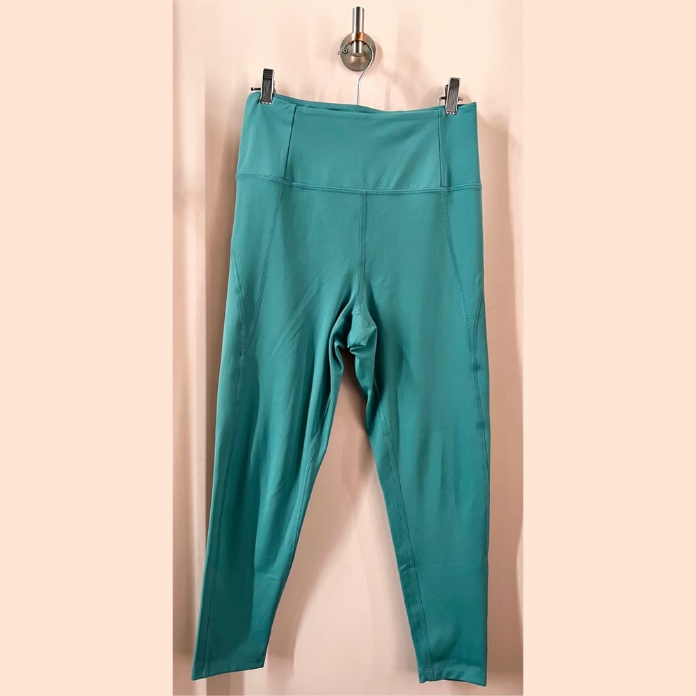 Girlfriend Collective Blue Green Size M High Rise Compression Legging Vine